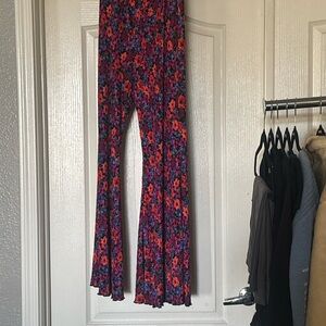 Floral Women's Bell Bottom Pants